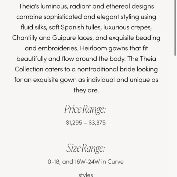 Theia Couture Wedding Dress STYLE/MODELE
890084
COL.102
LOT 110808 - Picture 6 of 6